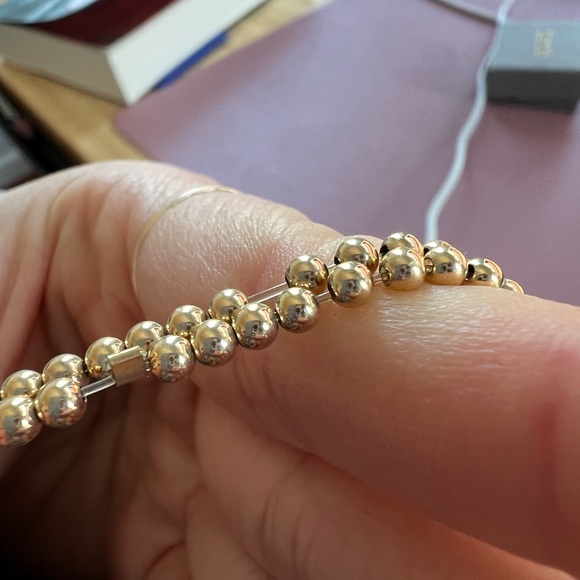 (2) Small Bead Stretch Bracelet - 3mm Bead - Picture 7 of 11